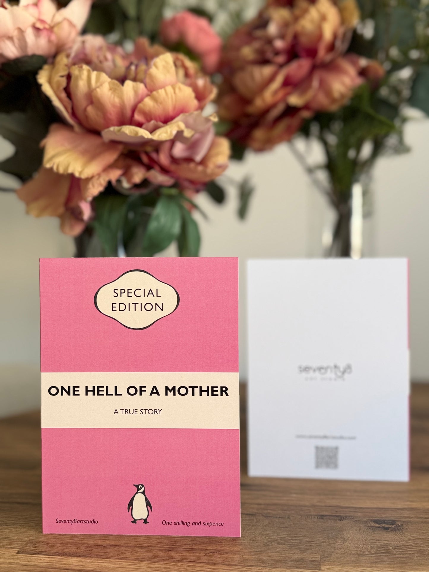 One Hell Of a Mother A6 Greetings Card