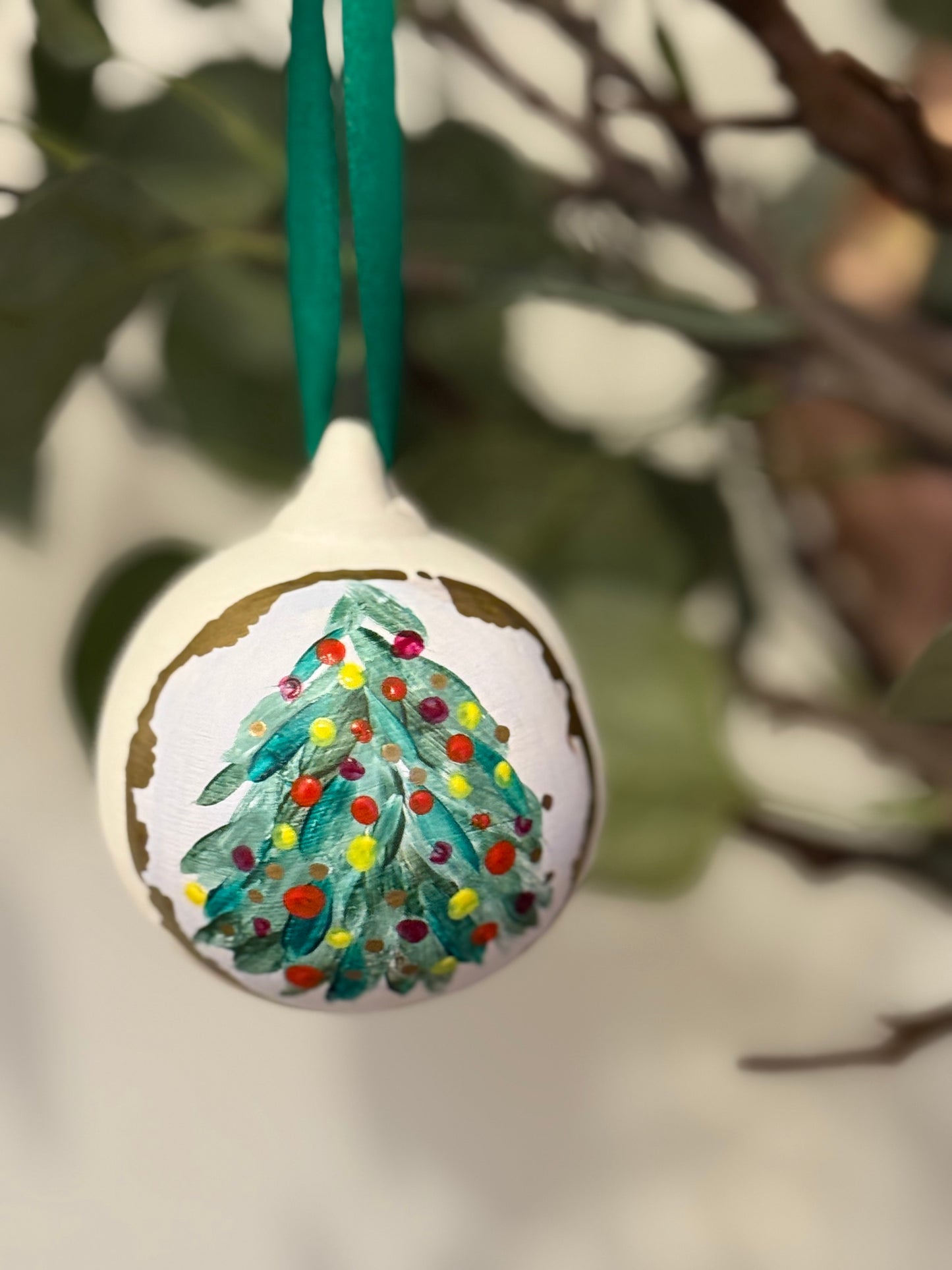 SOLD OUT 🙂 Christmas ceramic bauble hand painted workshop, Friday Dec 12th - 12-3pm @ The Walled Garden